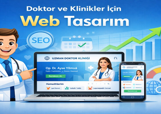 doktor ve klinikler için seo uyumlu web tasarım hizmeti