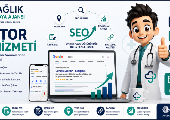 Doktor SEO Hizmeti ile Google SEO, AI SEO ve yerel SEO çözümleri sunan Sağlık Medya Ajansı