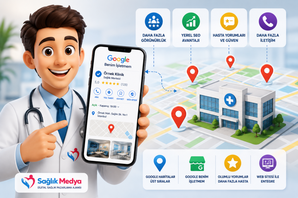 doktor google benim işletmem optimizasyonu ile google haritalarda üst sıralara çıkma